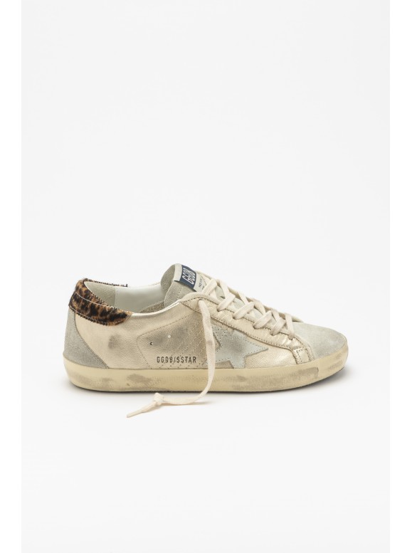 SUPER-STAR SUEDE TOE LEOPARD - GOLDEN GOOSE