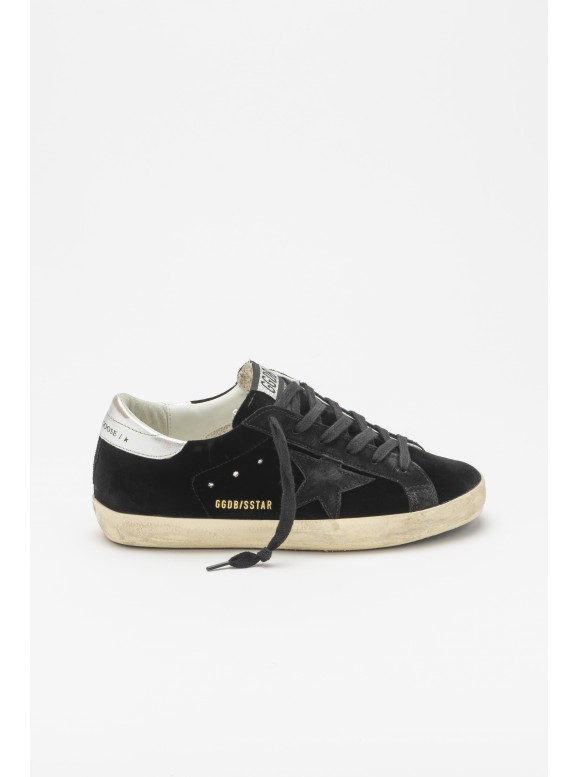 SUPER-STAR VELVET SUEDE STAR - GOLDEN GOOSE