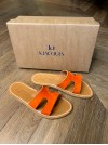 MULES MENANDRE ORANGE - KJACQUES