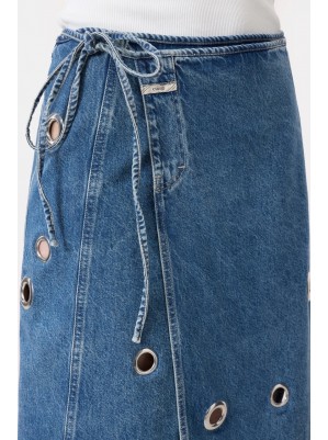 JUPE WRAP EN JEAN - CLOSED