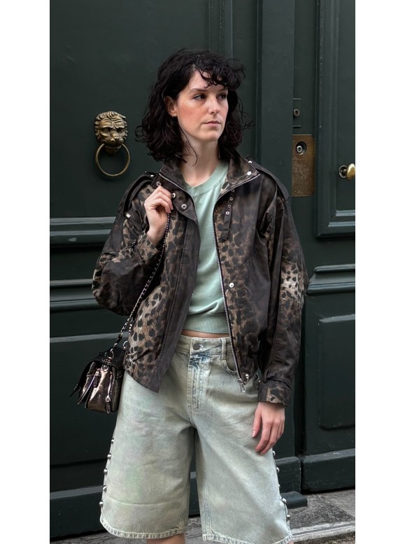 VESTE LEOPARD BALLOON - APPARIS