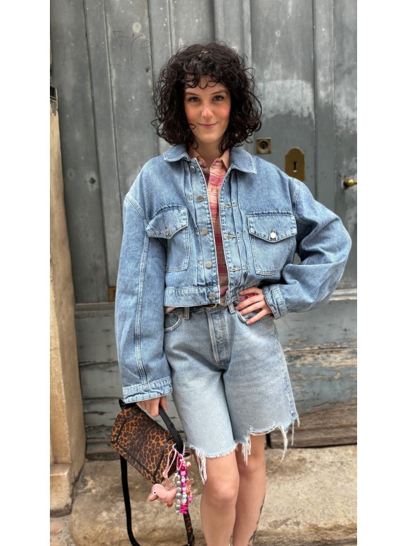 SHORT EN JEAN INDRA - AGOLDE