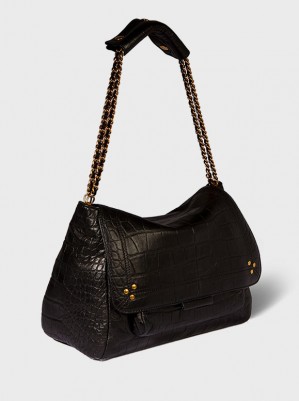 SAC LULU L CROCO NOIR - JÉRÔME DREYFUSS